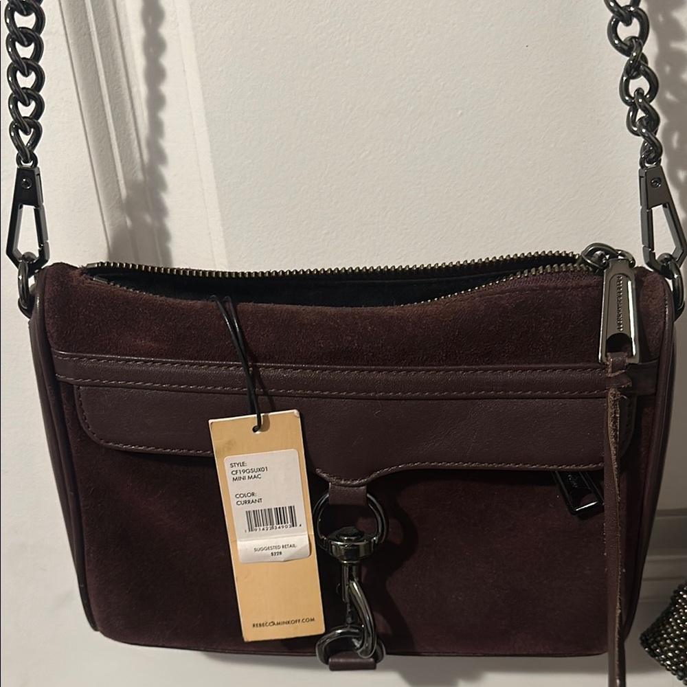 Rebecca Minkoff Burgundy Crossbody Bag